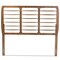 Baxton Studio Carolyn Mid-Century Modern Ash Walnut Finished Wood Full Size Headboard 180-11147-Zoro - alternate 3